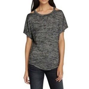 Rag & Bone Shoulder Cut Out Grey Top